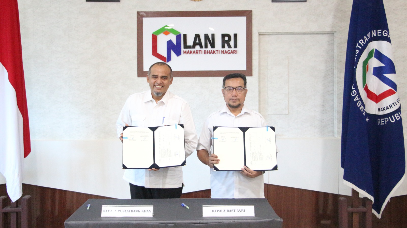 PUSLATBANG KHAN LAN RI Serahkan Arsip Statis ke BAST ANRI